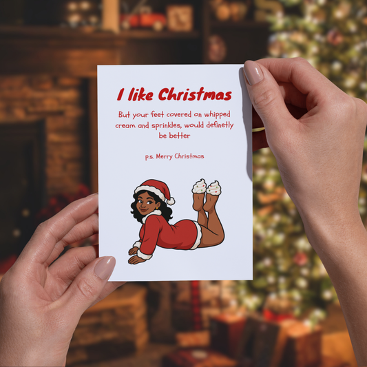 I like Christmas but.. (Christmas Card)