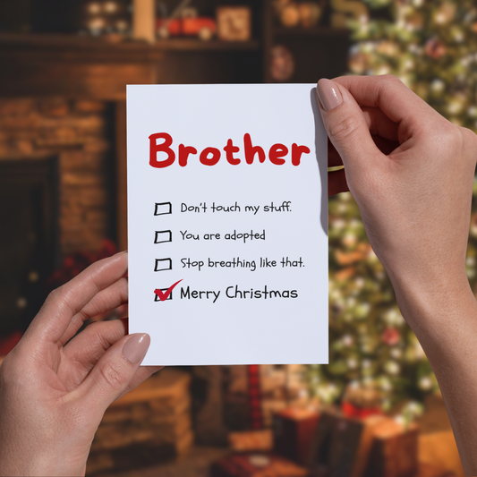 Brother Checklist (Christmas Card)