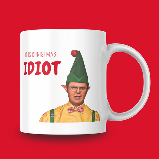 Merry Christmas Id*ot (Christmas Mug)