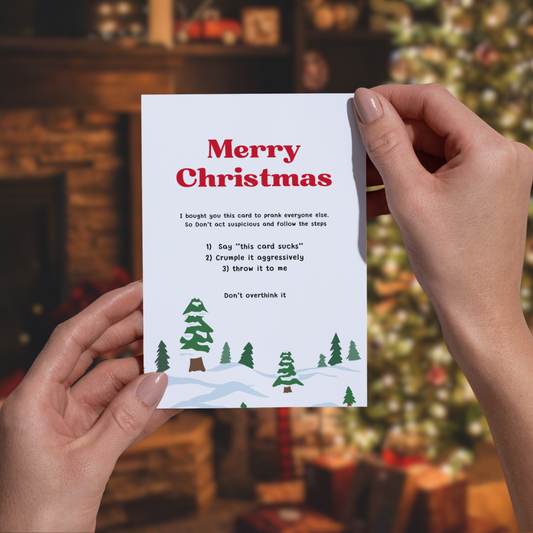 Christmas Prank (Christmas Card)