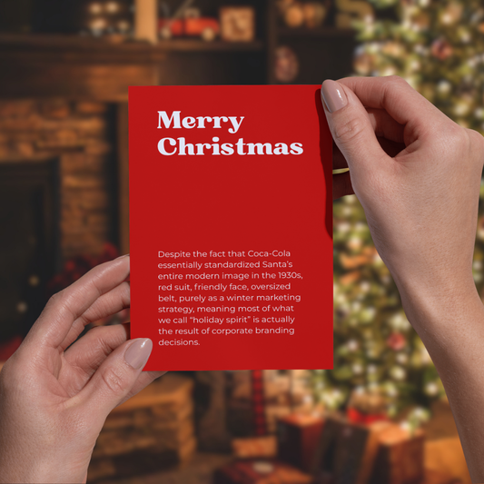 A Marketing trick (Christmas Card)