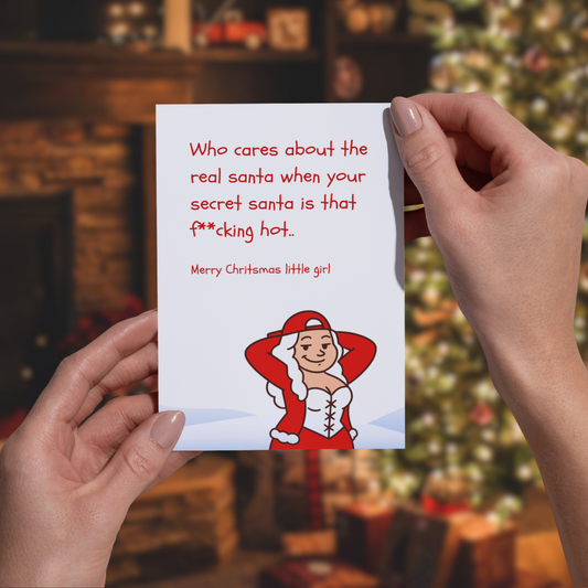 Secret santa is hot as f*ck (Christmas Card)