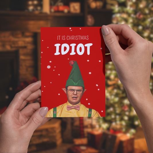 Merry Christmas Id*ot (Christmas Card)