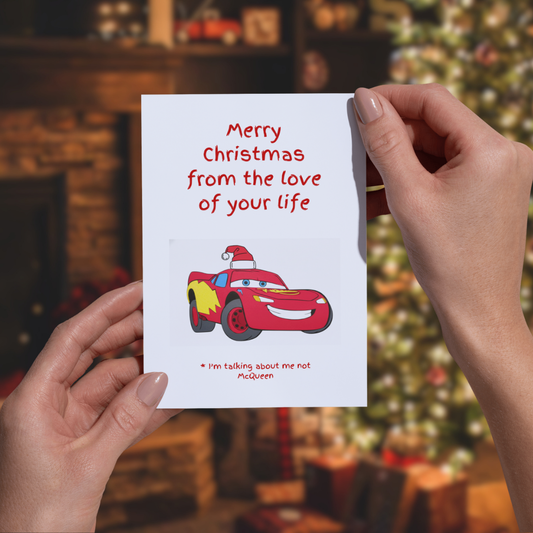 Me not McQueen (Christmas Card)
