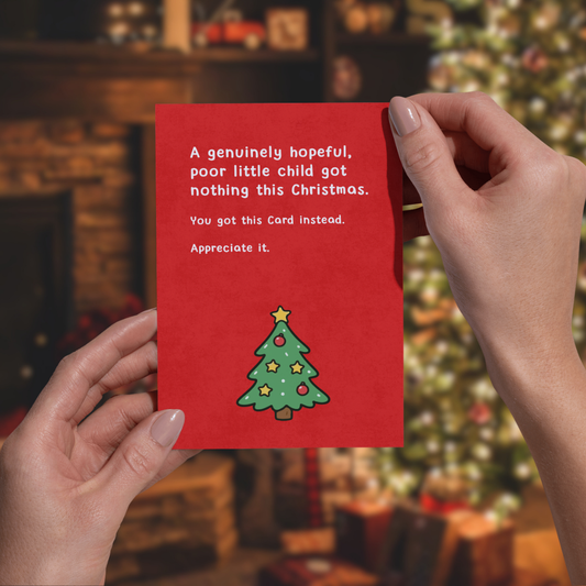 Apreciate this card.. (Christmas Card)